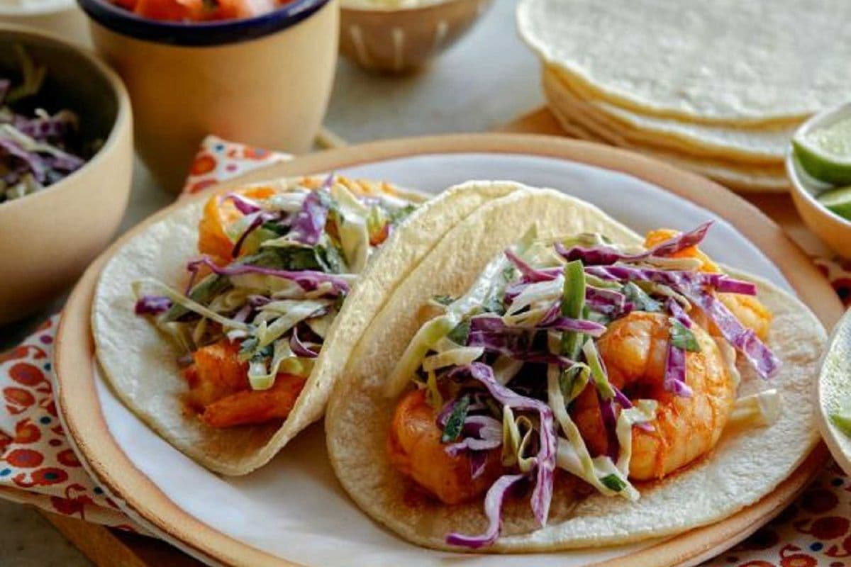 Shrimp Tacos (3 Tacos) (TC4)