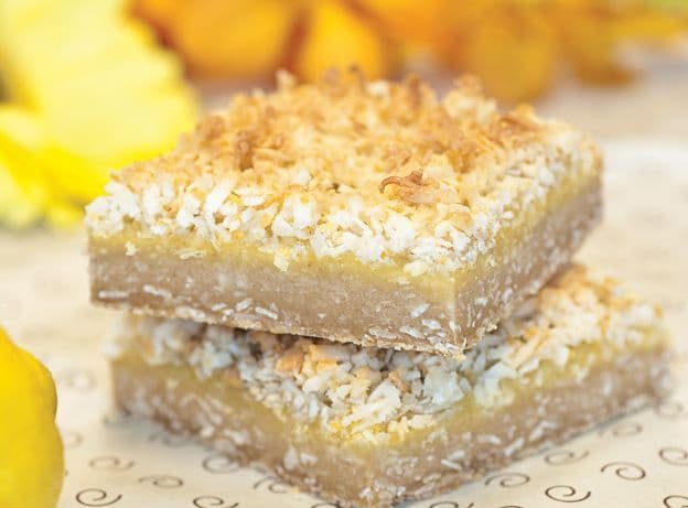 Lemon Burst Macaroon Bar