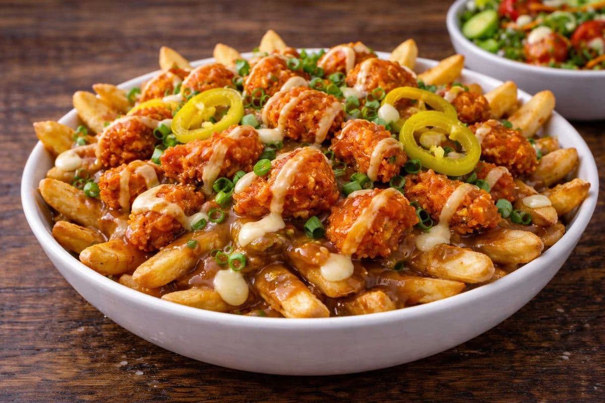 Buffalo Chicken Poutine