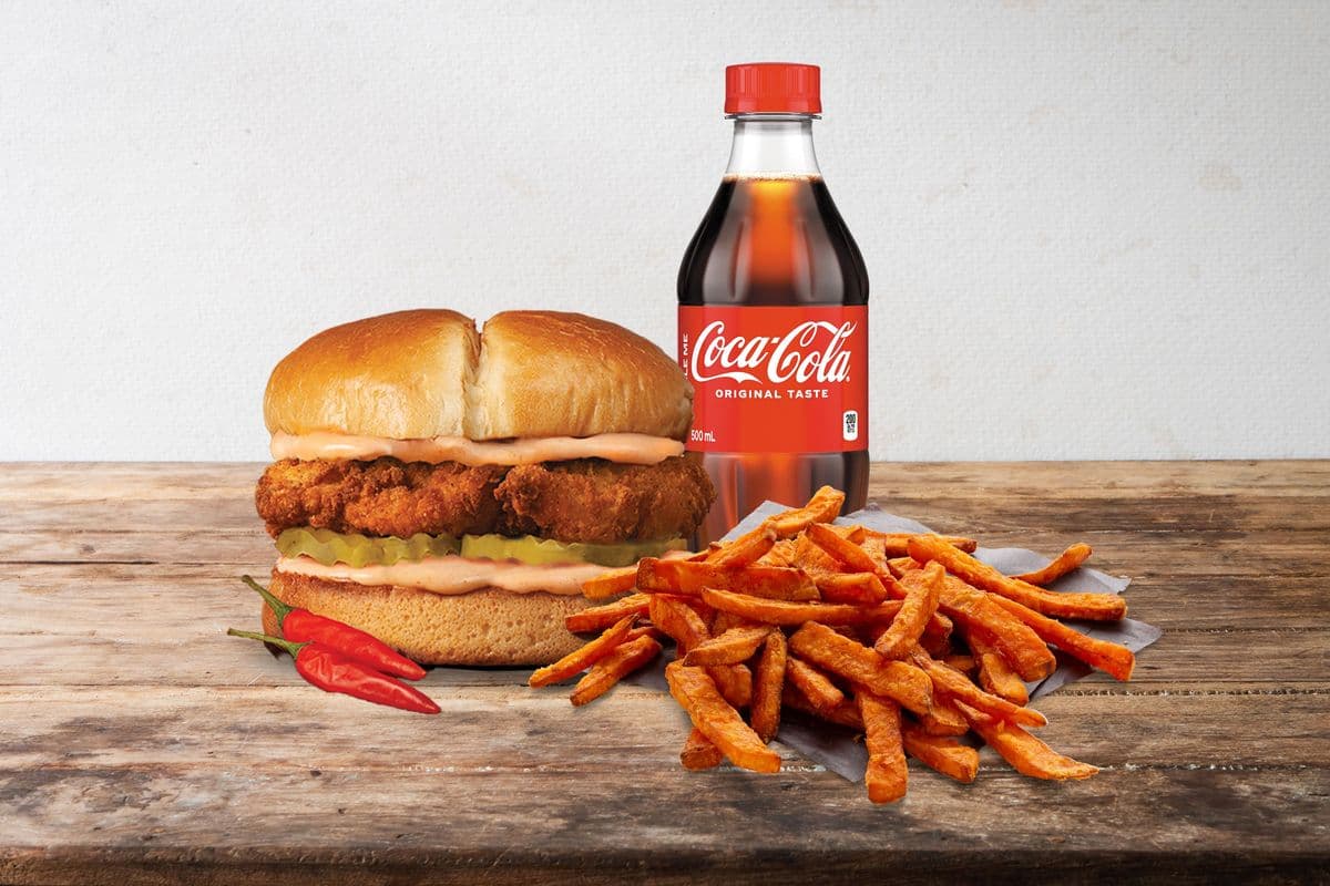Spicy Plant-Based Chick'n Sandwich