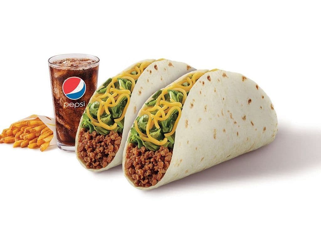 2 Beef Soft Tacos Combo