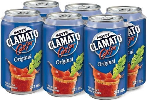 MOTT'S CLAMATO CAESAR 6 Cans