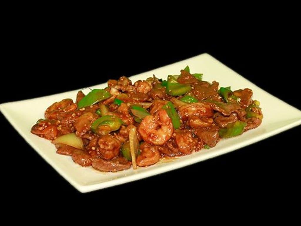 Mixed Entrée with Black Bean Sauce