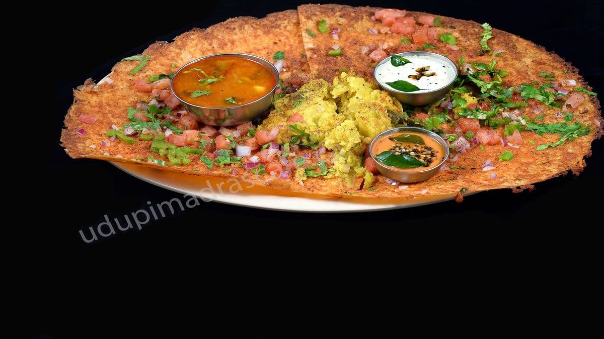 Mysore Garlic Masala Dosa (Signature)
