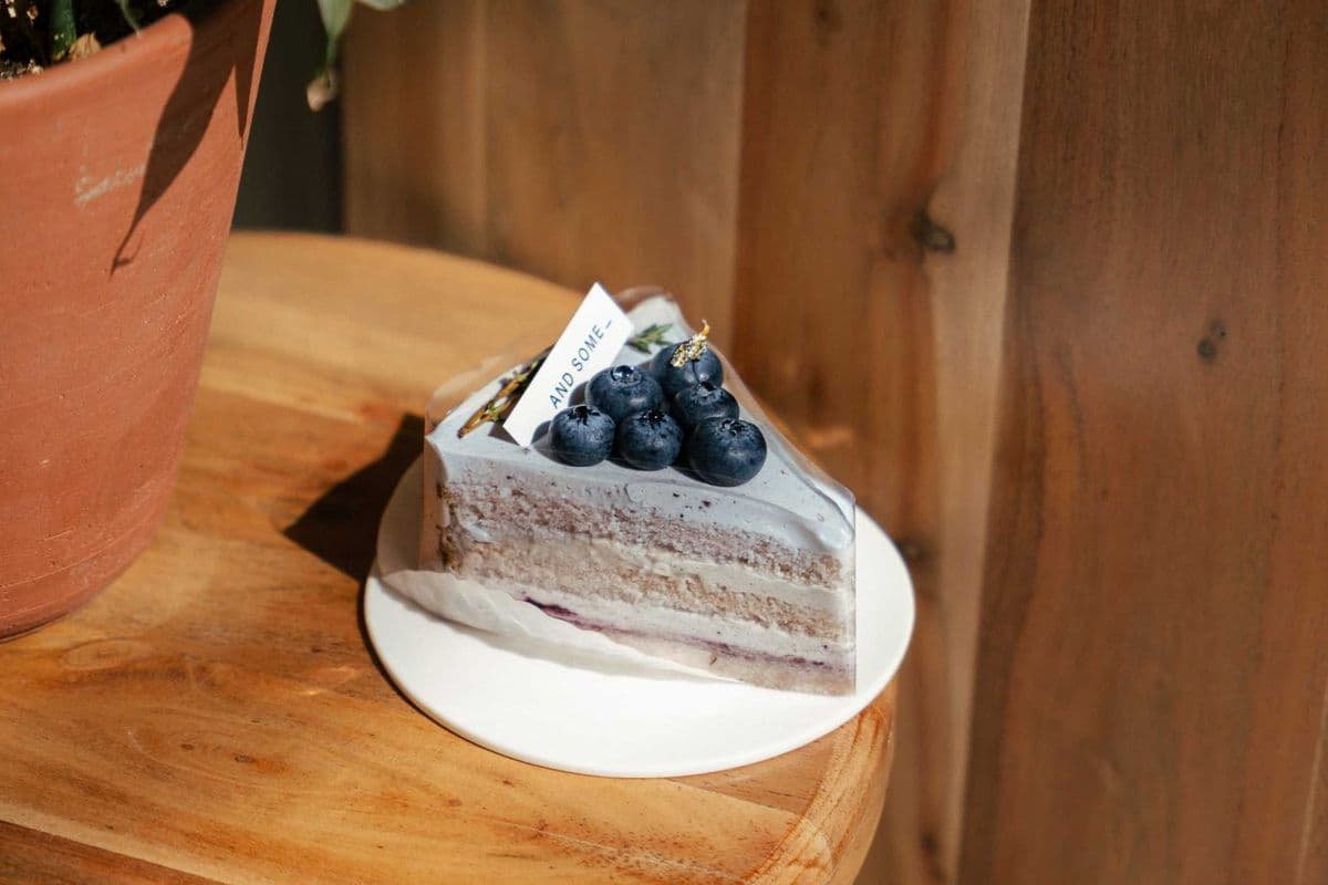 Blueberry Cake (One Slice)