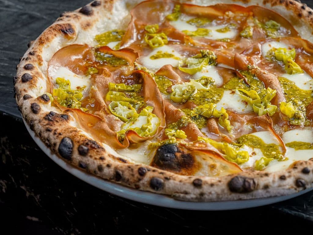 Mortadella Pizza