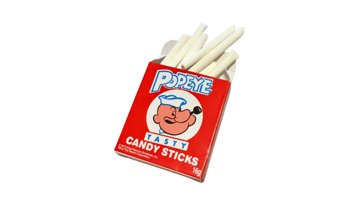 Popeye - bâtonnets de bonbons / candy sticks