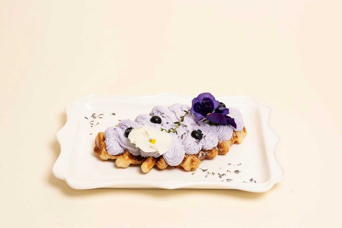 Lavender Croffle