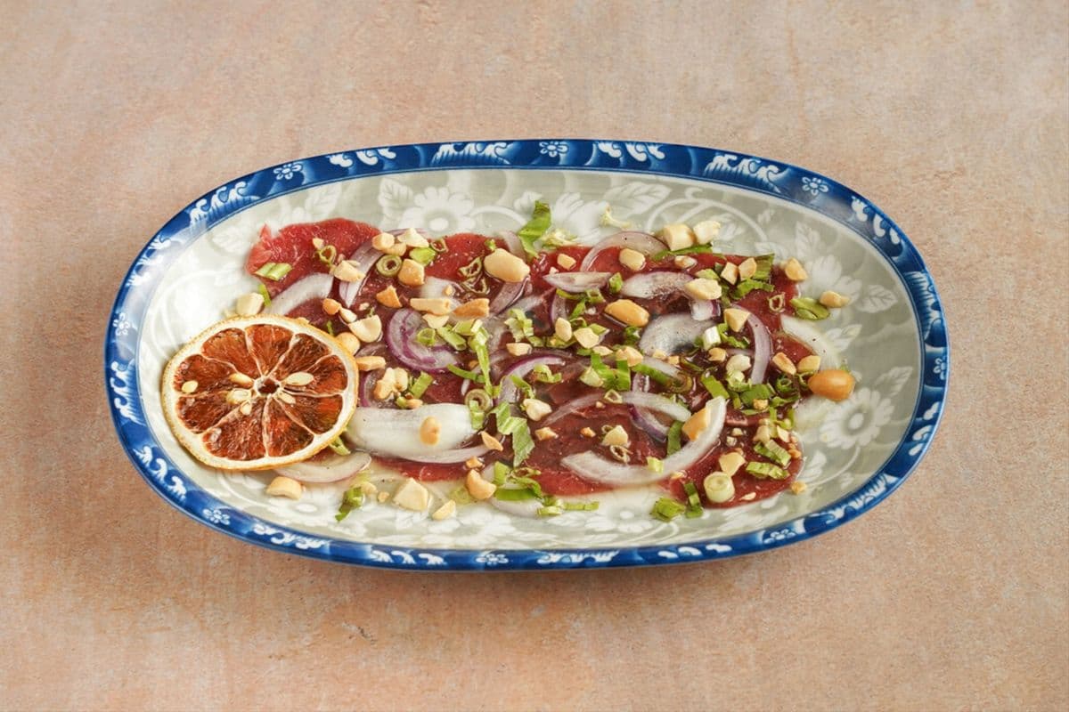 Carpaccio de boeuf vietnamien / Beef Carpaccio - Bo Tai Chanh