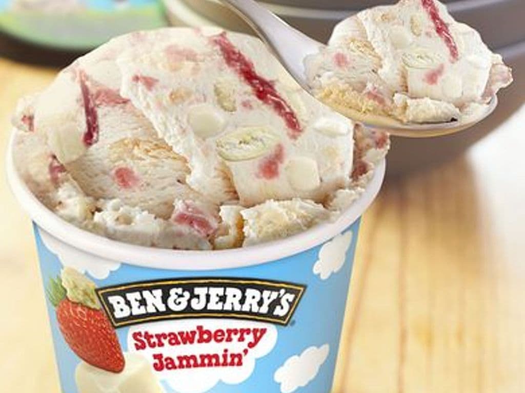 Ben & Jerry 473 ml - Strawberry Jammin