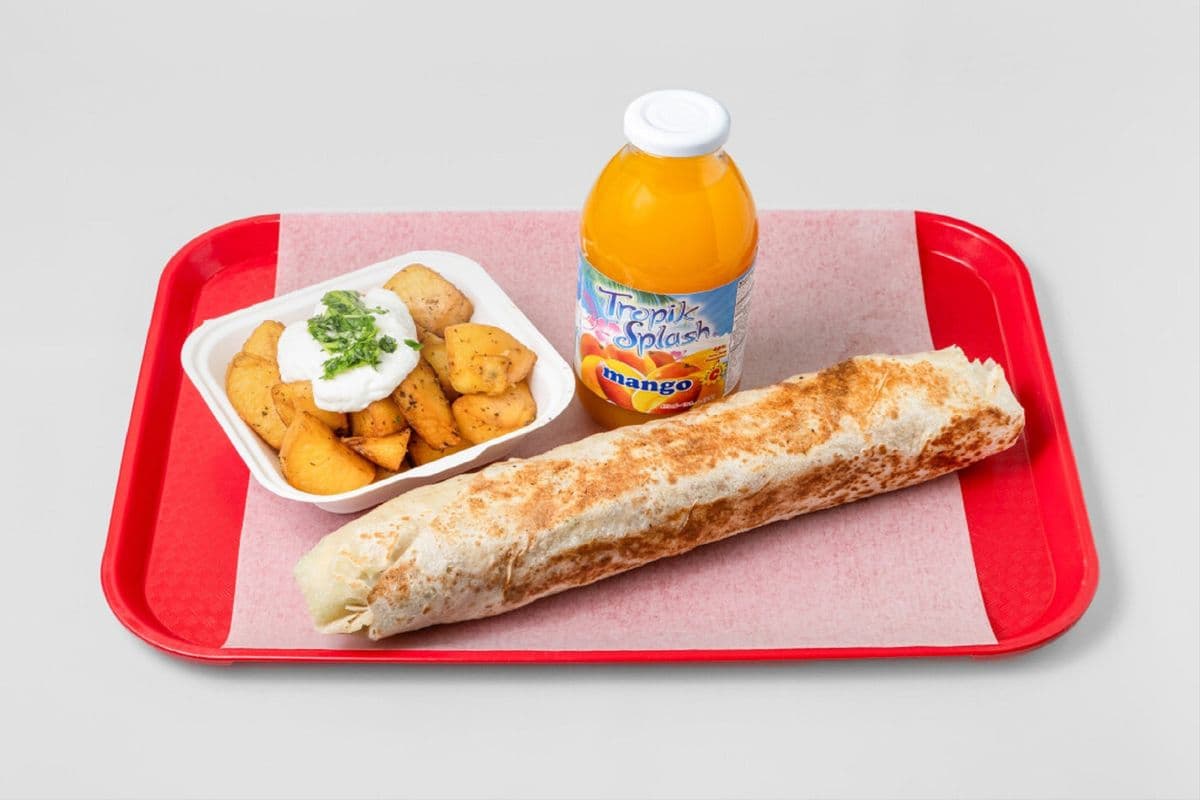 Large Chicken Shawarma (Wrap Combo)