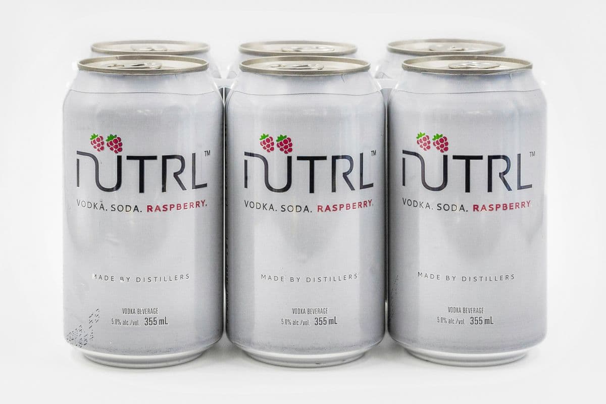 Nutrl Soda Raspberry (6 Cans) (6 x 355 ml)