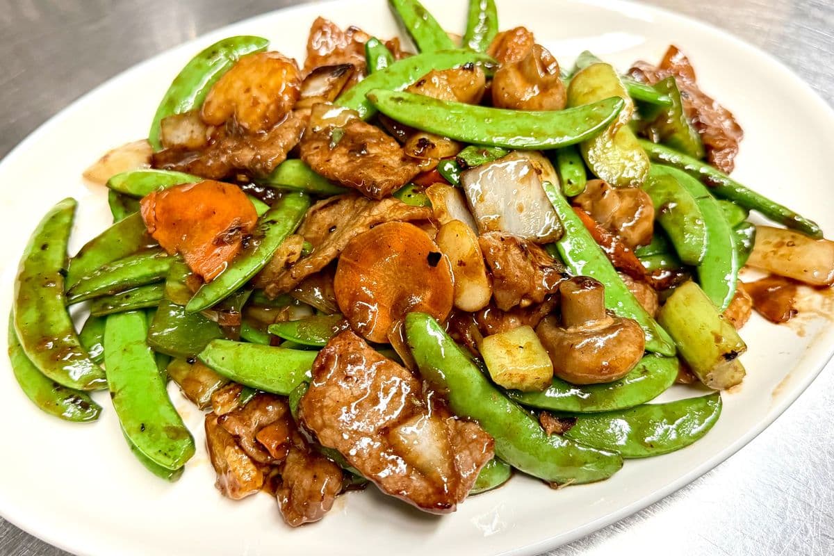 Beef with Snap Peas