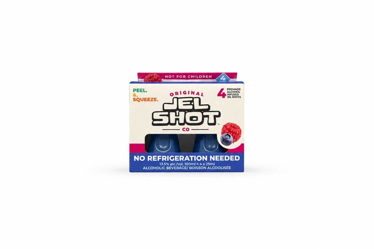 Jel Shots Blue-Razz (4 x 25ml)