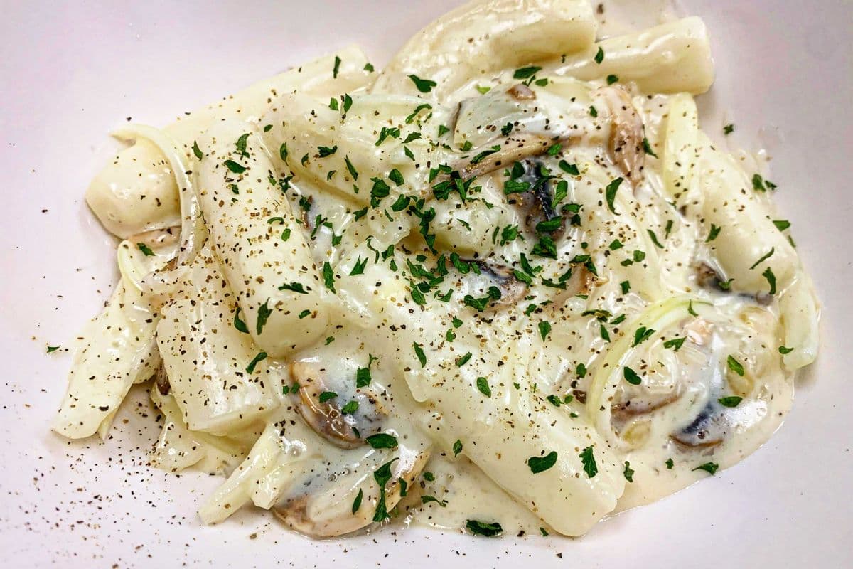 White Tteokbokki