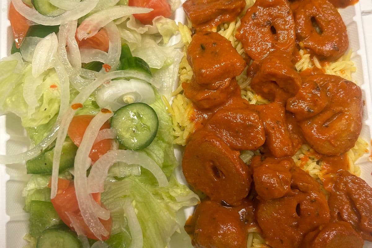 Soya chop plate ( vegetarian)