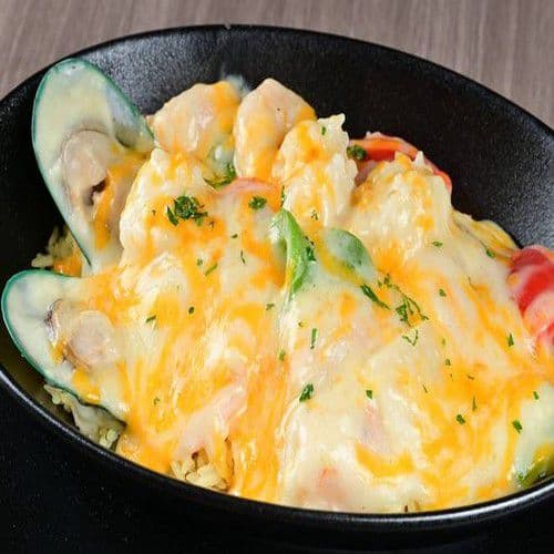 Baked Seafood in Cream Sauce with Cheese / 芝士焗白汁海鮮