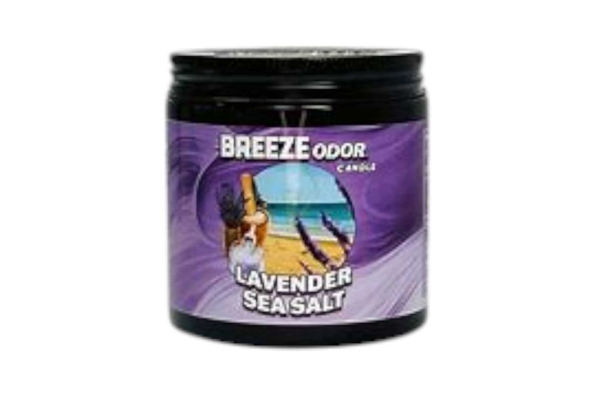 Breeze Odor Candle Lavender Sea Salt (13oz)