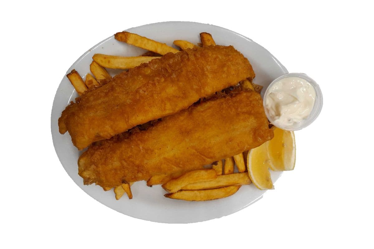 2 PC COD Fish 2x5oz with Fresh-cut Fries (1300 Cal)