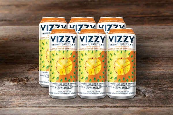 6-Pk Vizzy Pineapple Mango Sparkling Hard Seltzer
