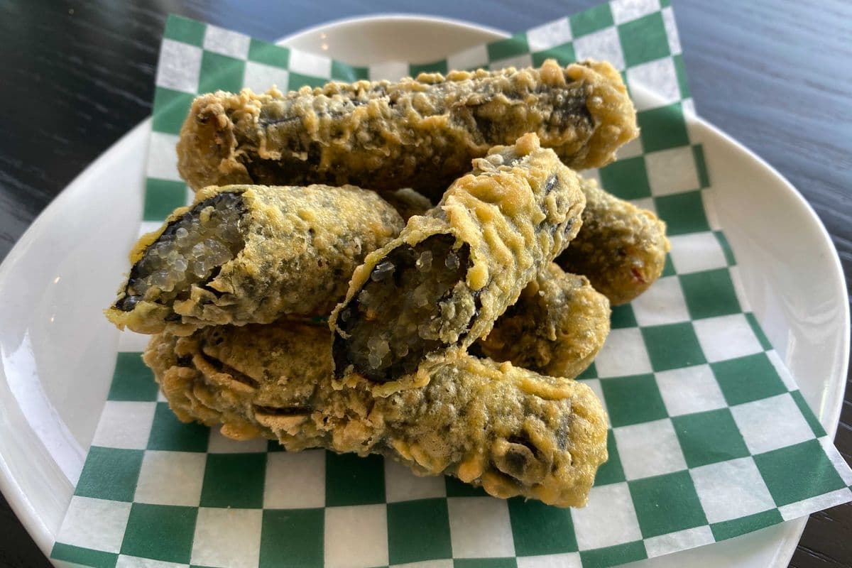 Fried Seaweed Rolls 김말이