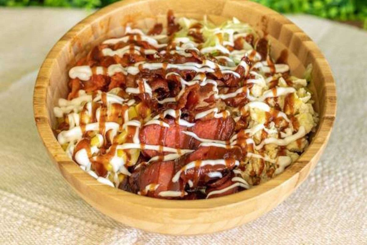 Bacon & Sausage Rice Bowl