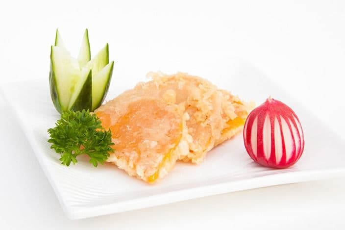 Patate sucrée tempura (3 mcx) / Sweet Potato Tempura (3 pcs)