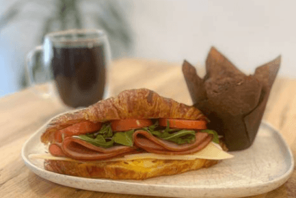 Egg, Ham, and Swiss Croissant