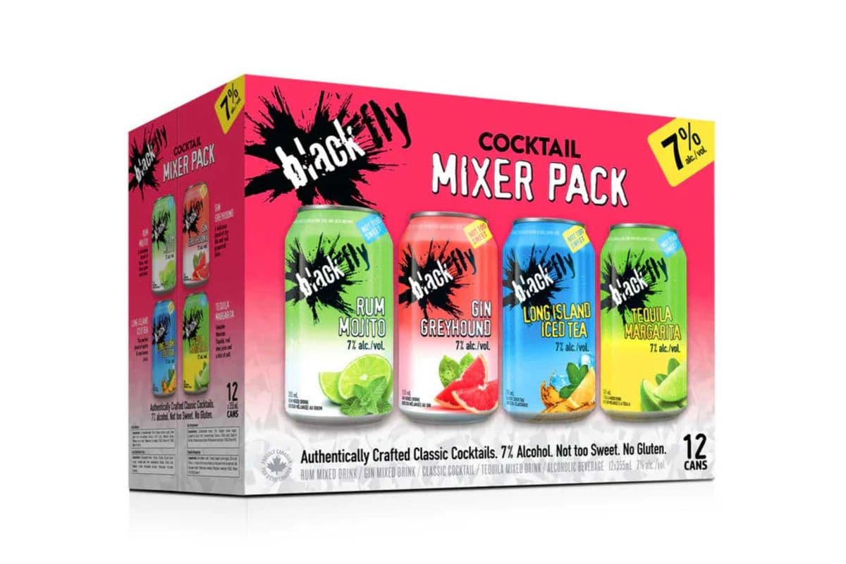 Black Fly Cocktail Mixed Pack (12 x 355 ml Cans)