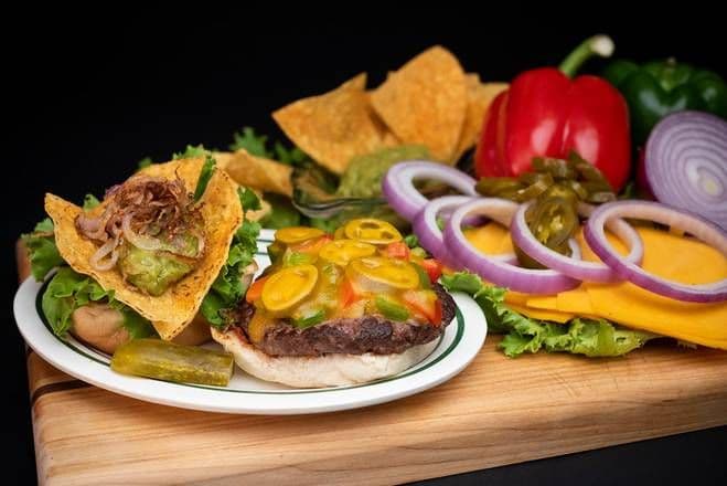 Nacho Typical Burger Platter