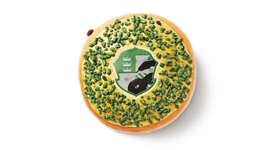 Slytherin Chocolate Pistachio Donut