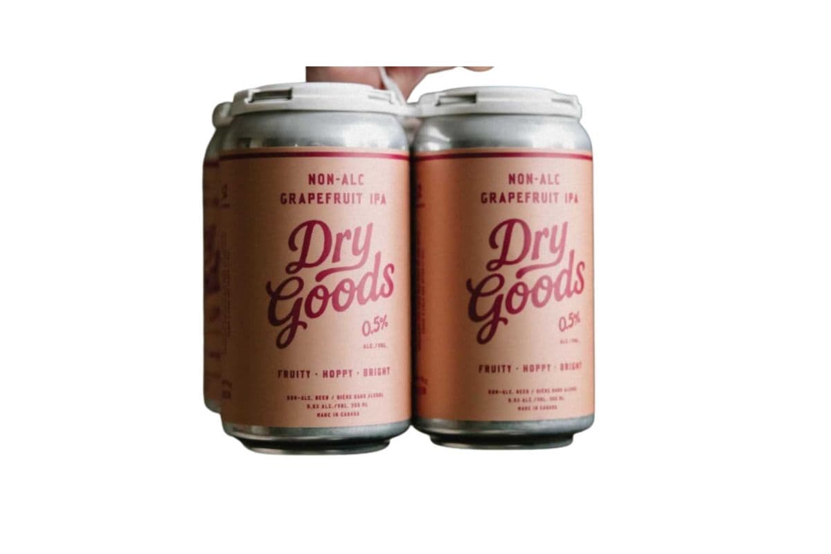 Dry Goods Grapefruit IPA (Non-Alcoholic) (4 Cans) (1 x 4x355ML)