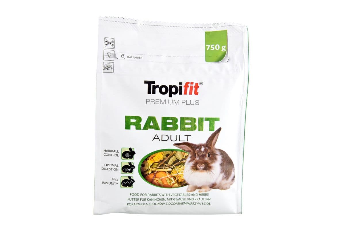 Tropifit Premium Plus Rabbit - Adult (750 g)