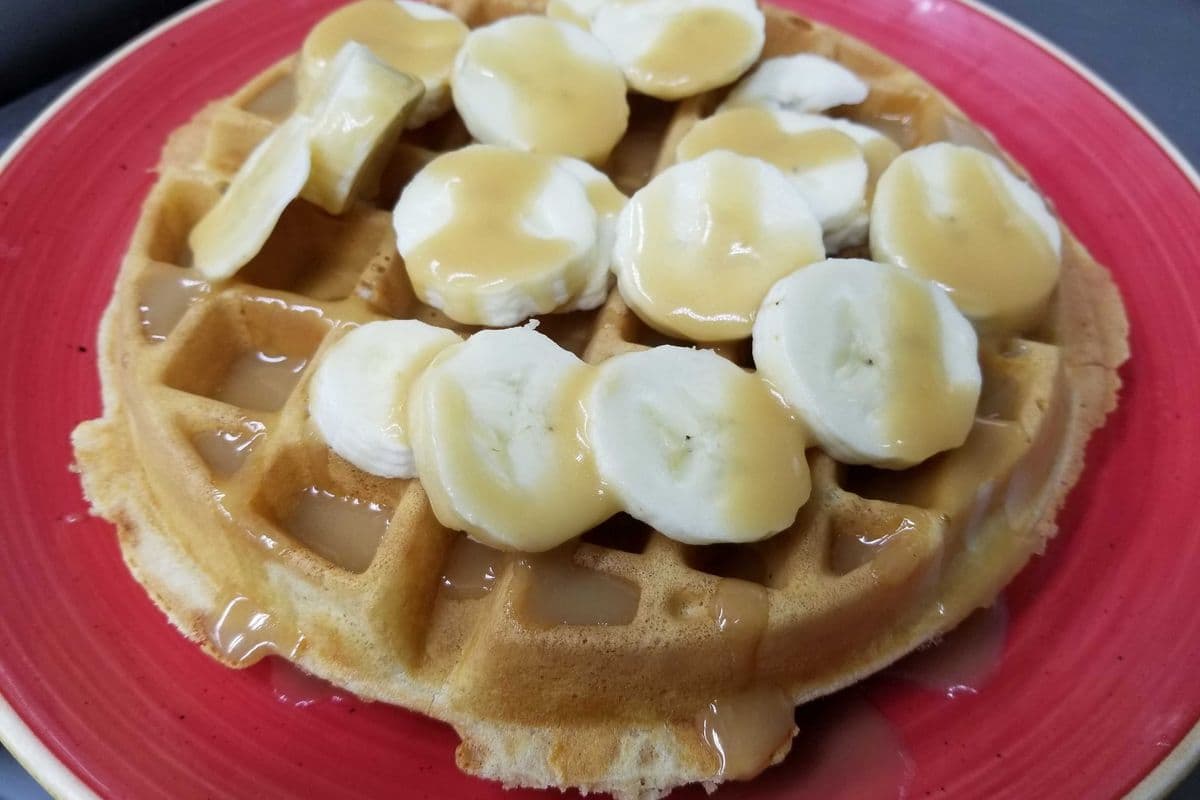 Banana Caramel Waffle