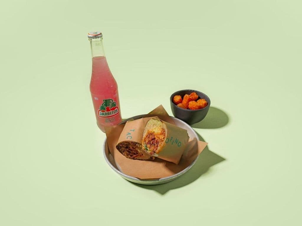 Vegan Chikun Burrito Combo '