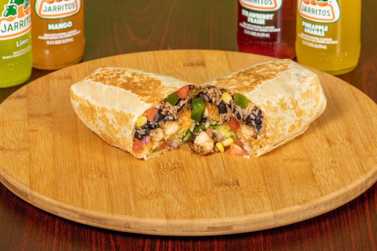 Bean, Cheese, and Guacamole Burrito