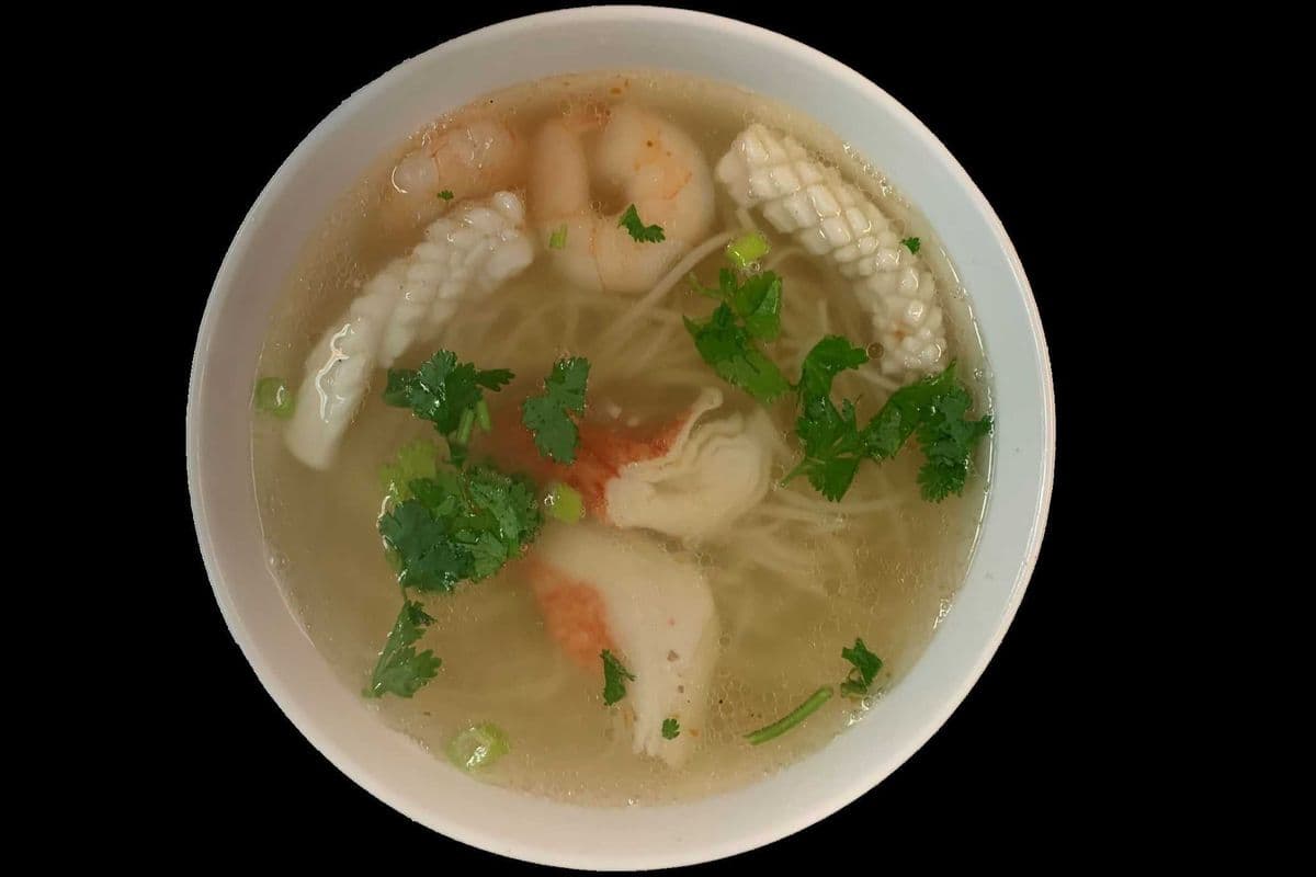 35. Noodle Soup with Seafood