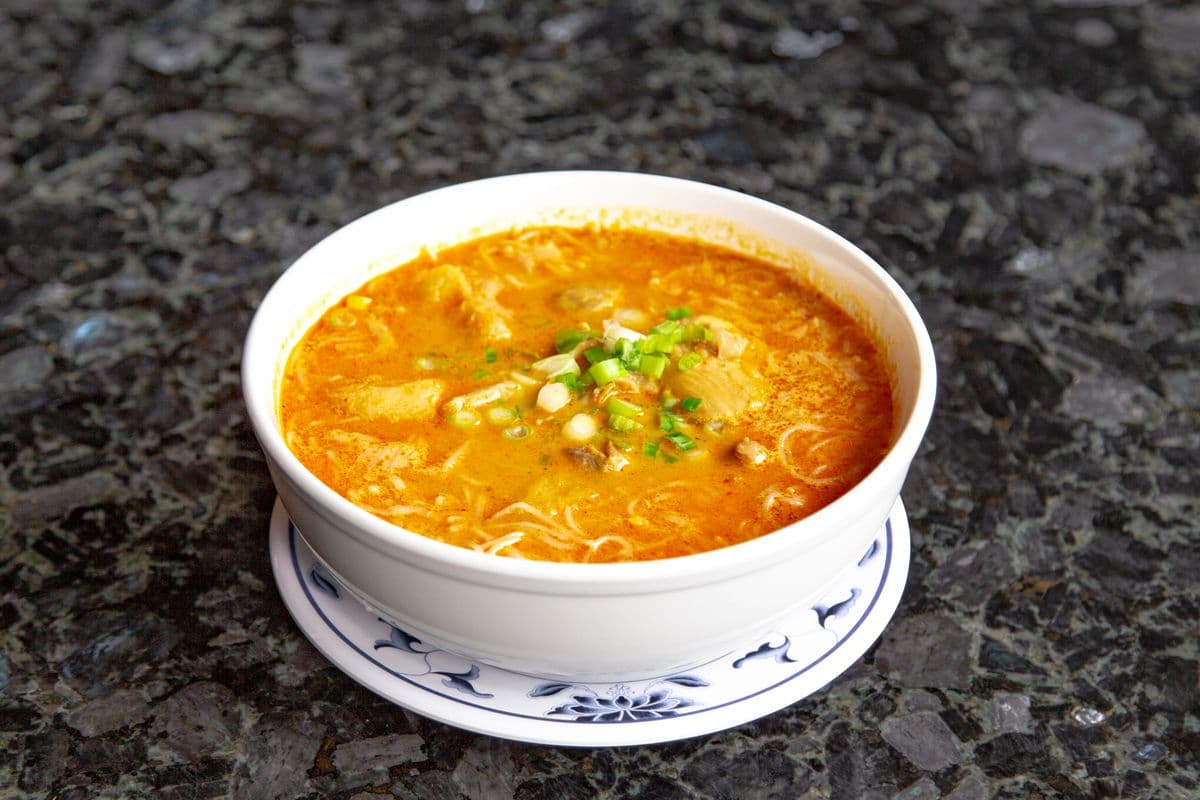 44. Curry Chicken and Potatoes Noodle Soup