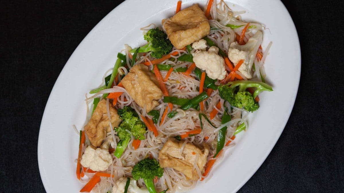 68.Vermicelli Stir Fry with Vegetables and Tofu
