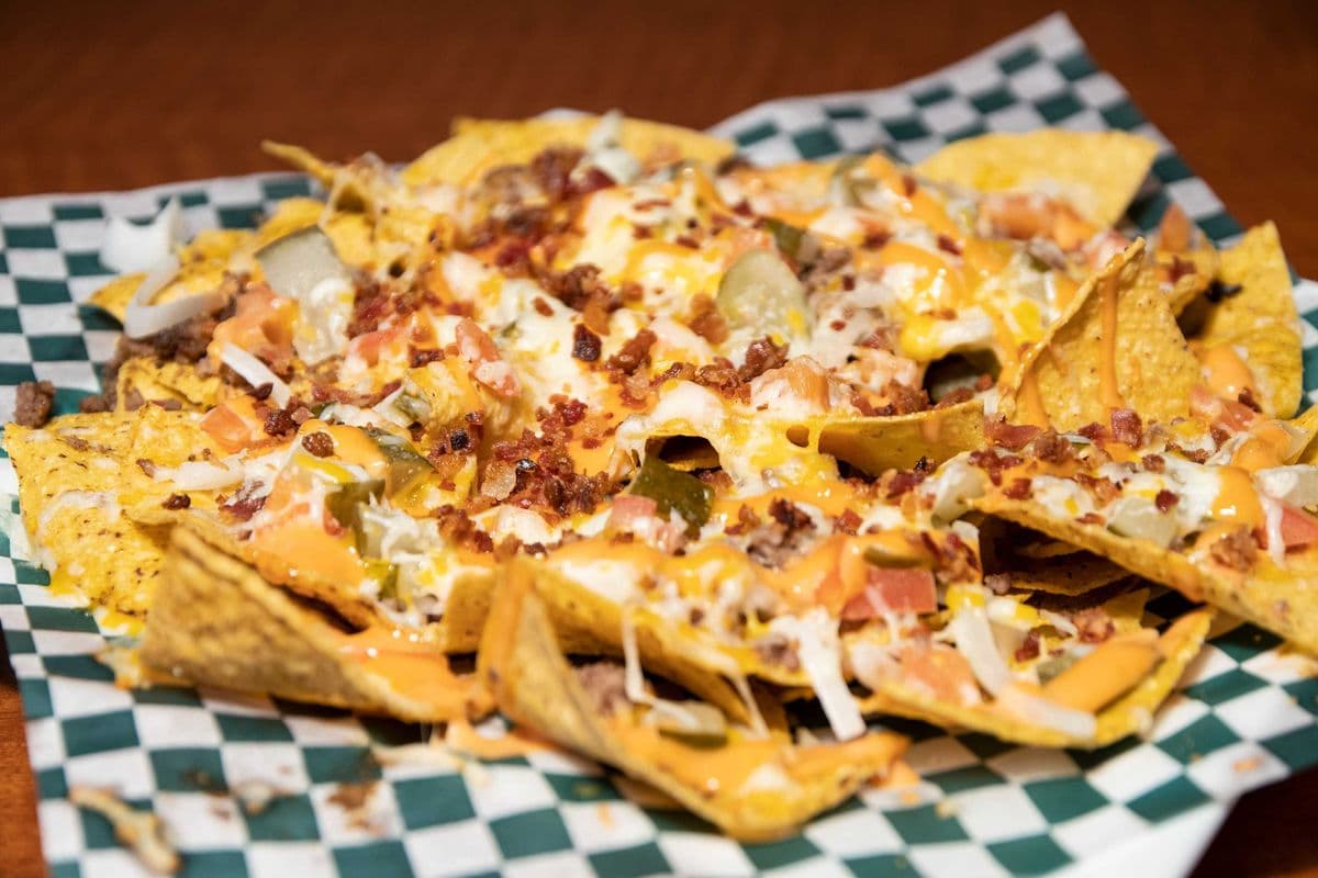 Large Bacon Double Cheeseburger Nacho