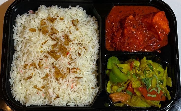 Thali Poulet Tikka masala / Chicken Tikka Masala Thali