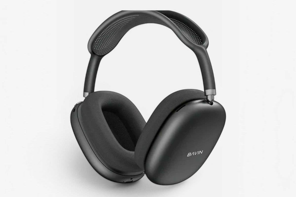 Bavin Wireless Bluetooth 6.0 Headphones Black Color