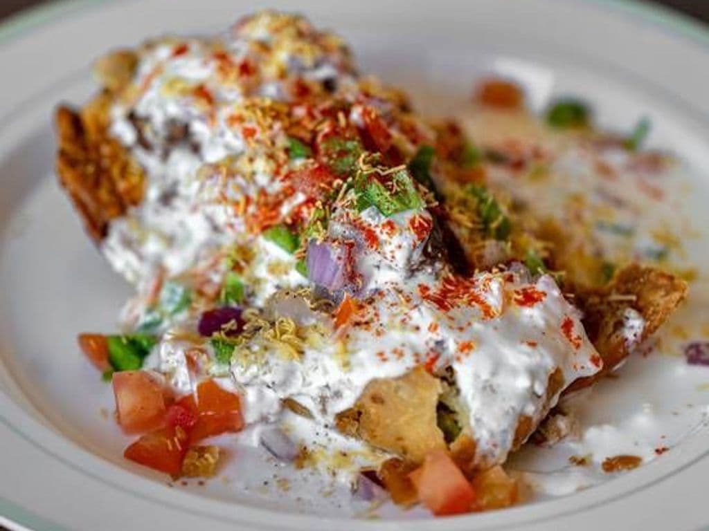 Aloo tikki Chat