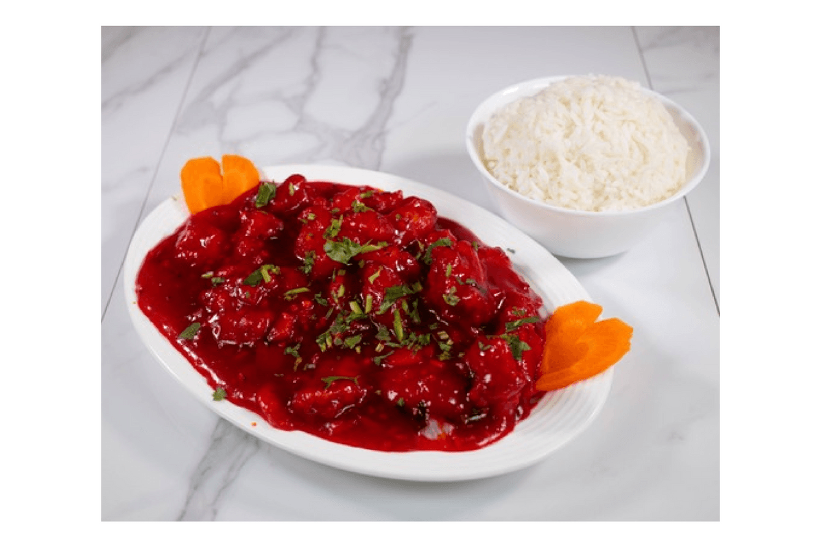 Sweet and Sour Manchurian Chicken