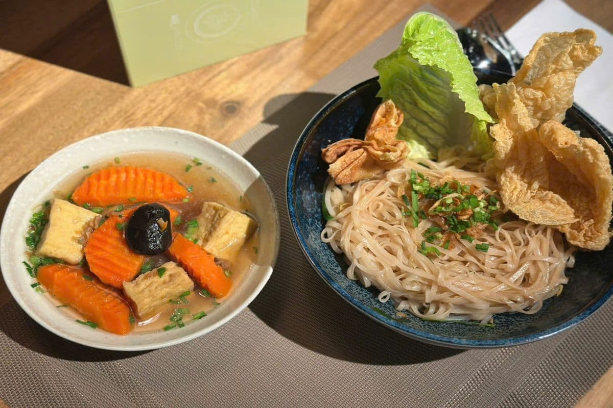 Greens Dry Noodles Soup