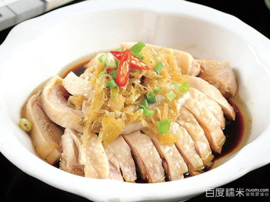 44.Steamed Chicken w/Ginger&Chili霸王鸡