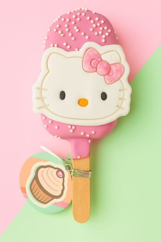 Hello kitty popsicle