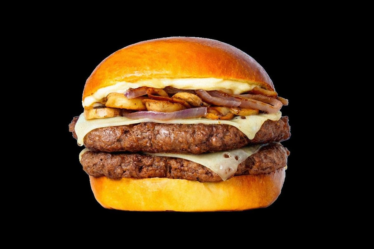 Mega Mushroom Swiss Burger
