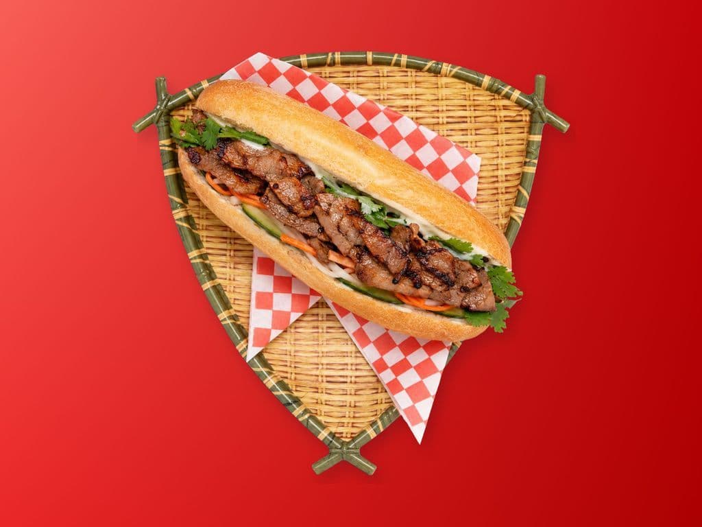 Banh mi porc grillé