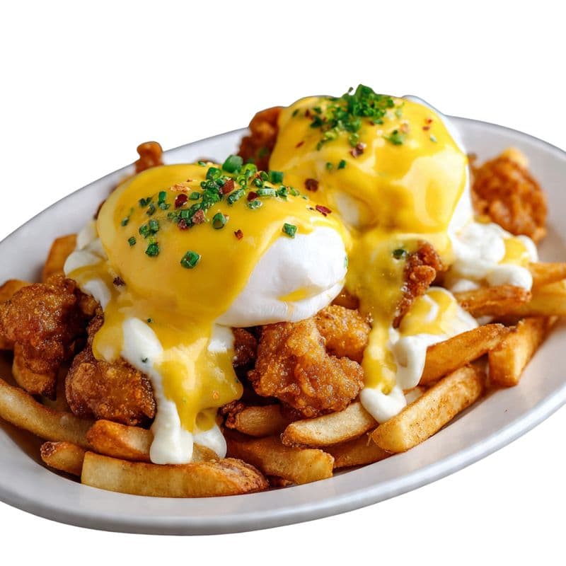 Popcorn Chicken Breakfast Poutine